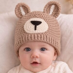 gorro de crochet oso Osi